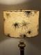 Vtg Fiberglass Lamp Shade Drum Mcm Retro 8 H X 12 Diam. Fireworks Blossom
