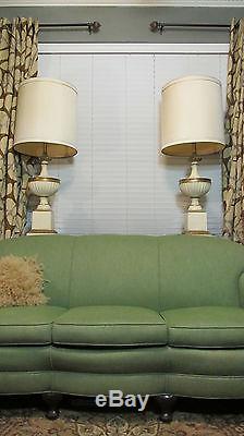 Vtg Frederick Cooper Chicago MID Century Hollywood Regency Table Lamps Shade
