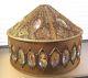 Vtg Large Filigree Chandelier Jeweled Lamp Shade 1960's Hollywood Regency