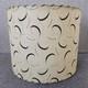 Vtg Mcm Fiberglass Shade Atomic Space Age Geometric Danish Modern Art Deco 1950s