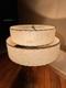 Vtg Mcm Lamp Shade Retro Atomic 40s 1950 60s 2 Tier Fiberglass Mid Mod
