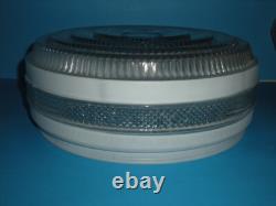 Vtg MCM Light Shade for Round Ceiling Fixture 10 fitter RARE