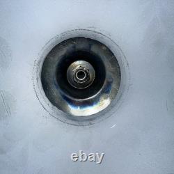 Vtg Rose Painted Glass Lamp SHADE ONLY Beaded Fringe Victorian Roses 15 Wide