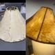 Vtg Southwestern Rawhide Leather Lamp Shade 22 At Bottom Handmade Rustic Cabin