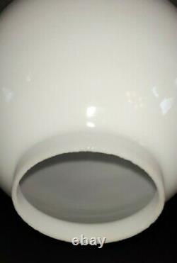 Vtg White Milkglass GWTW Lamp Shade Replacement 4-1/8 Fitter