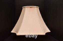 Waterford BRAND Cream White SQUARE Vintage Lamp Shade ONLY Replacement 17.5