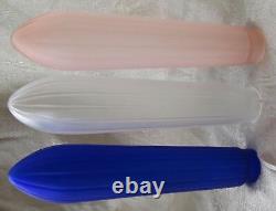 Zeppelin airplane lamp replacement globe 1930 model art deco shade pink glass US